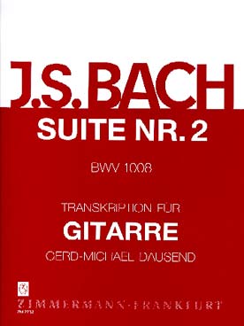 Illustration de Suites pour violoncelle - N° 2 BWV 1008 (tr. Dausend)