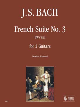 Illustration de Suites françaises (tr. Schiavina, C + P) - N° 3 BWV 814