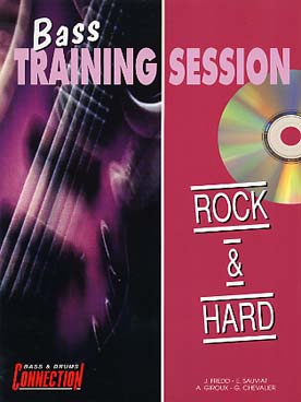 Illustration bass training session rock and hard