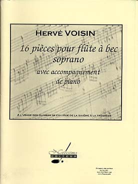 Illustration de 16 Pièces pour flûte à bec soprano