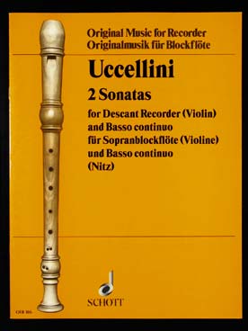 Illustration de 2 Sonates (flûte à bec soprano)