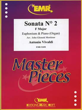 Illustration de Sonate N° 2 en fa M (tr. Mortimer) pour euphonium et piano ou orgue
