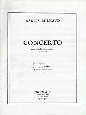 Illustration de Concerto pour marimba et vibraphone et orchestre, réd. piano