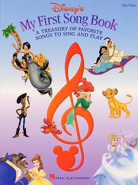 Illustration de DISNEY MY FIRST SONGBOOK (easy piano) : 15 arrangements faciles (P/V/G) - Vol. 1