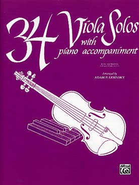 Illustration de 34 Viola solos