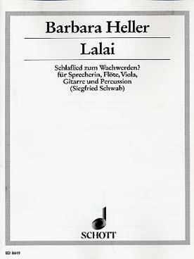 Illustration de Lalai pour voix, flûte, alto, guitare et percussion