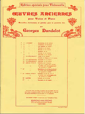 Illustration de Concerto op. 3 "L'Estro armonico" N° 9 RV 230 en ré M pour violon, tr. Tzipine pour violoncelle et piano