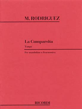 Illustration de La Cumparsita pour mandoline ou accordéon