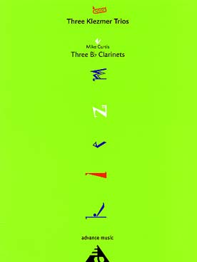 Illustration de 3 Klezmer trios pour 3 clarinettes si b