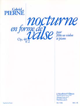 Illustration de Nocturne en forme de valse op. 40 N° 2 pour flûte ou violon