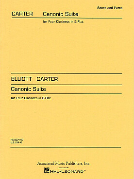 Illustration de Canonic suite pour 4 clarinettes (C+P)