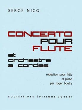 Illustration de Concerto pour flûte et cordes, réd. piano