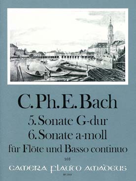 Illustration bach cpe sonates vol. 3