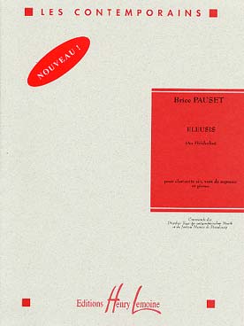 Illustration de Eleusis pour clarinette, soprano et  piano