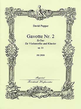 Illustration de Gavotte N° 2 op. 23 en ré M