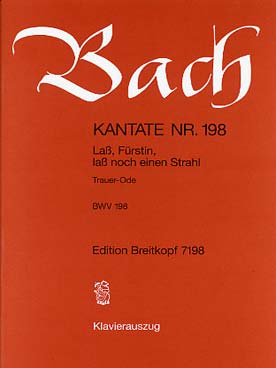 Illustration de Cantate BWV 198 "Lass, Fürstin, lass noch einen Strahl"