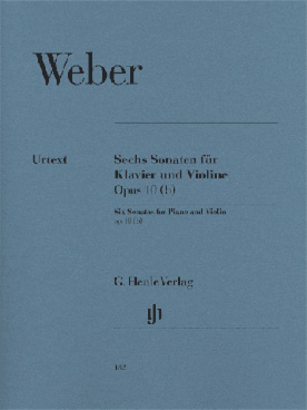 Illustration weber sonates (6) op. 10 (b)