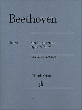 Illustration de Quatuors op. 59/1 à 3, op. 74 et op. 95