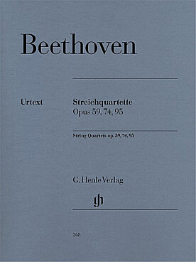 Illustration beethoven quatuors op. 59/1-3, 74 et 95