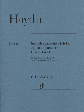 Illustration haydn quatuors (hn) vol. 9 : op 71 et 74