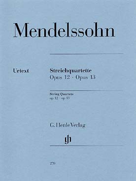 Illustration mendelssohn quatuors a cordes op. 12/13