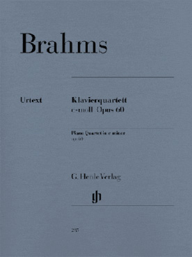 Illustration de Quatuor avec piano op. 60 en do m