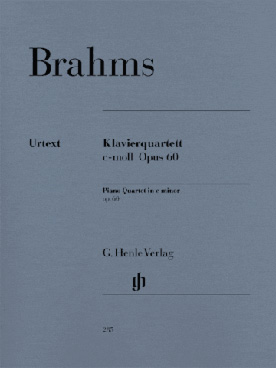 Illustration brahms quatuor avec piano op. 60 do min