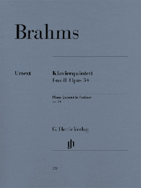 Illustration de Quintette op. 34 en fa m pour 2 violons, alto, violoncelle et piano