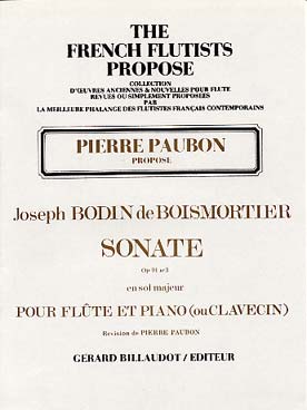 Illustration boismortier sonate op. 91/3