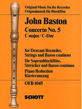 Illustration baston concerto n° 5 en do maj (sop.)