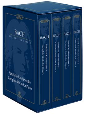 Illustration bach js oeuvres completes piano en 4 vol
