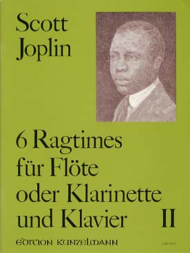 Illustration de 6 Ragtimes pour clarinette ou flûte - Vol. 2