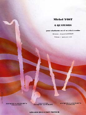 Illustration de 6 Quatuors pour clarinette et trio à cordes (C + P) - Vol. 1 : quatuors 1, 2 et 3