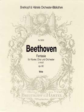 Illustration beethoven fantaisie op. 80  alto