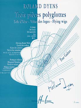 Illustration de 3 Pièces polyglottes : Sols d'Ièze, Valse des loges, Flying wigs