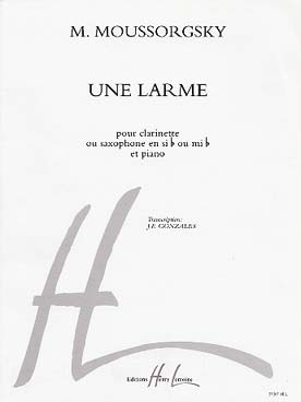 Illustration de Une Larme (clarinette ou saxo si b/mi b)