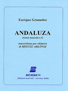 Illustration de Danse espagnole N° 5 : Andaluza (tr. Ablóniz)