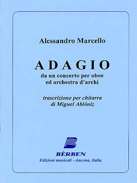 Illustration de Adagio du concerto pour hautbois et orchestre (tr. Abloniz)