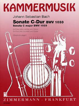 Illustration de Sonate BWV 1033 en ré M