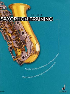 Illustration de Saxophon training : exercices quotidiens pour débutants et musiciens avancés