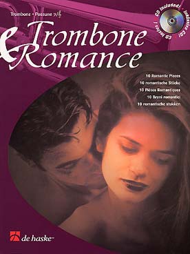 Illustration trombone romance avec cd