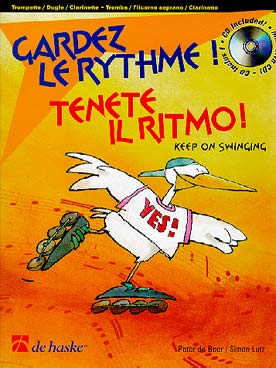 Illustration de Gardez le rythme, pour trompette, bugle  ou clarinette, avec CD play along