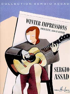 Illustration de Winter impressions pour flûte, alto et guitare