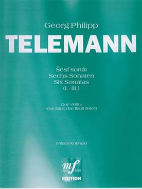 Illustration telemann 6 sonates vol. 1