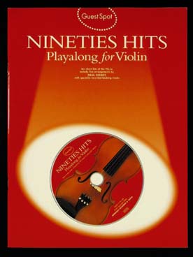 Illustration guest spot 90's hits for violin  cd