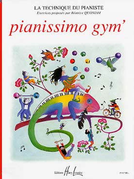Illustration de La TECHNIQUE DU PIANISTE : exercices proposés par Béatrice Quoniam - Pianissimo gym'