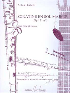 Illustration diabelli sonatine en sol maj op. 151 n°1