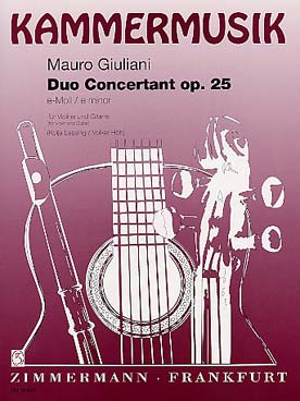 Illustration giuliani duo concertant op. 25
