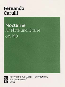 Illustration carulli nocturne op. 190