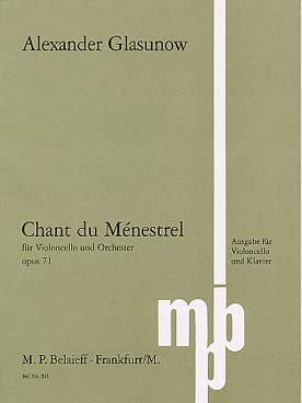 Illustration de Chant du ménestrel op. 71
